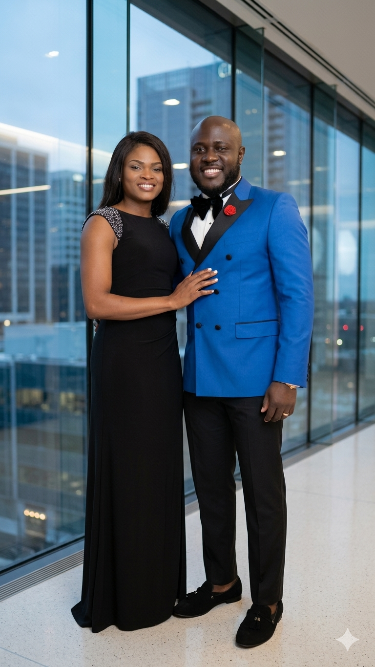 Edirin and Oke Obahor, founders of NaijaElite Cuisine
